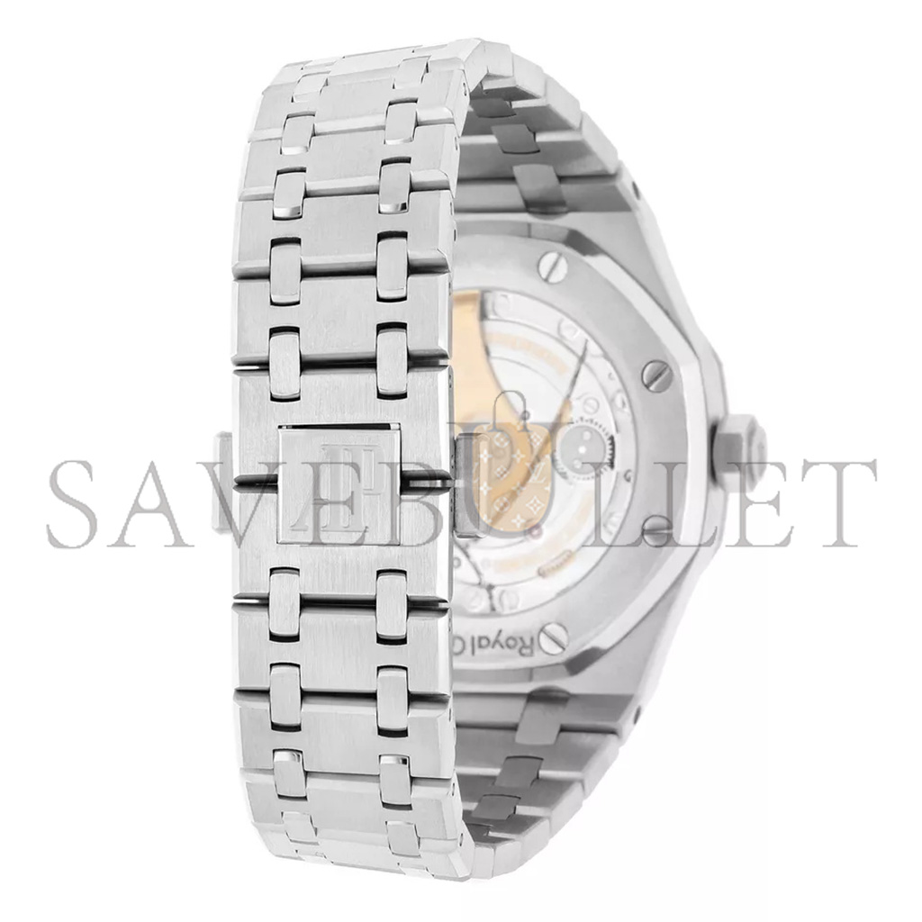 AUDEMARS PIGUET ROYAL OAK LADIES 37 AUTOMATIC DIAMOND BEZEL WATCH 15451ST.ZZ.1256ST.01